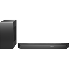 Philips TAB7807 31-Channel Soundbar System - Powerful, Sleek Black Design for Immersive Audio Experience